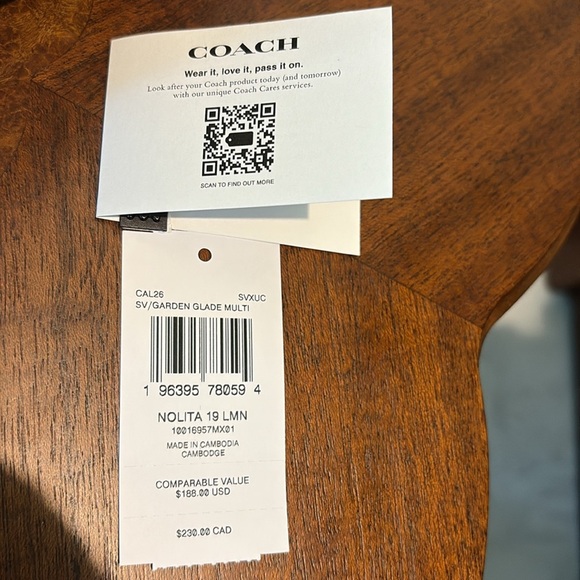 Coach Nolita 19 Lemon mini bag
Satchel Leather yellow garden Glade multi NWT - Picture 14 of 14